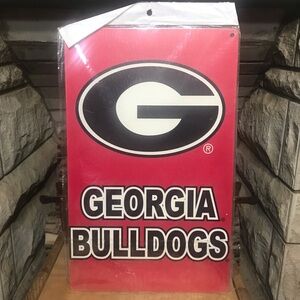 New Georgia Bulldogs Metal Sign 10”x15.75” Collegiate Licensed Product Packaged